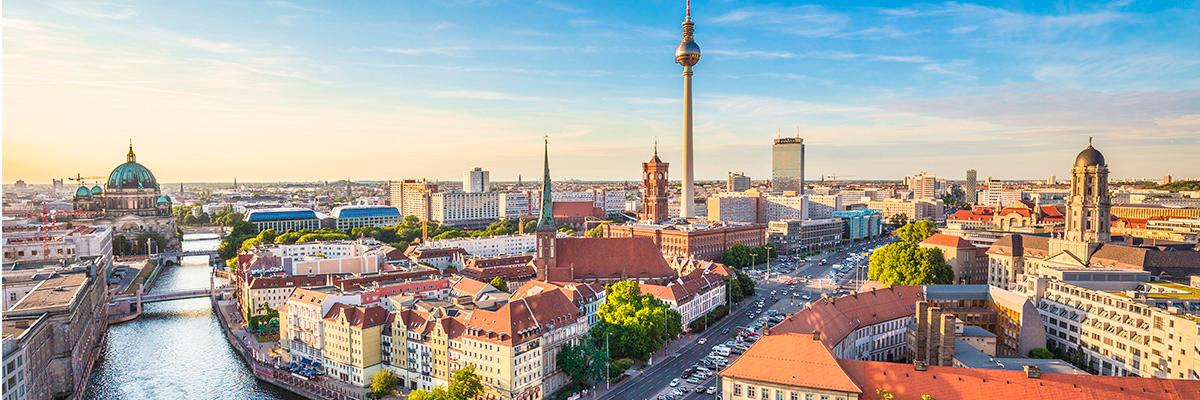 Berlin Bound with Air Transat - background banner